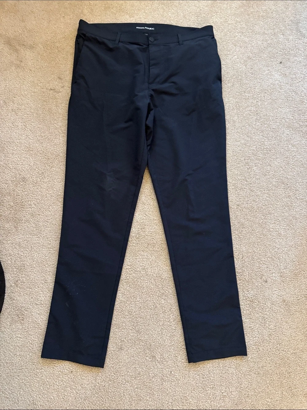 Banana Republic Men's Black Performance dress pants